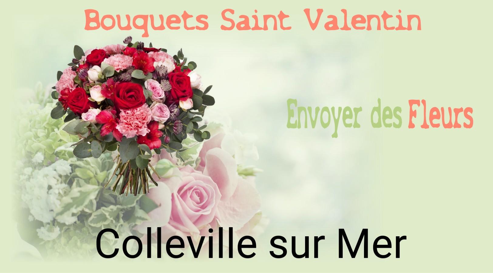 Roses de Saint-Valentin livrées à Colleville-sur-Mer